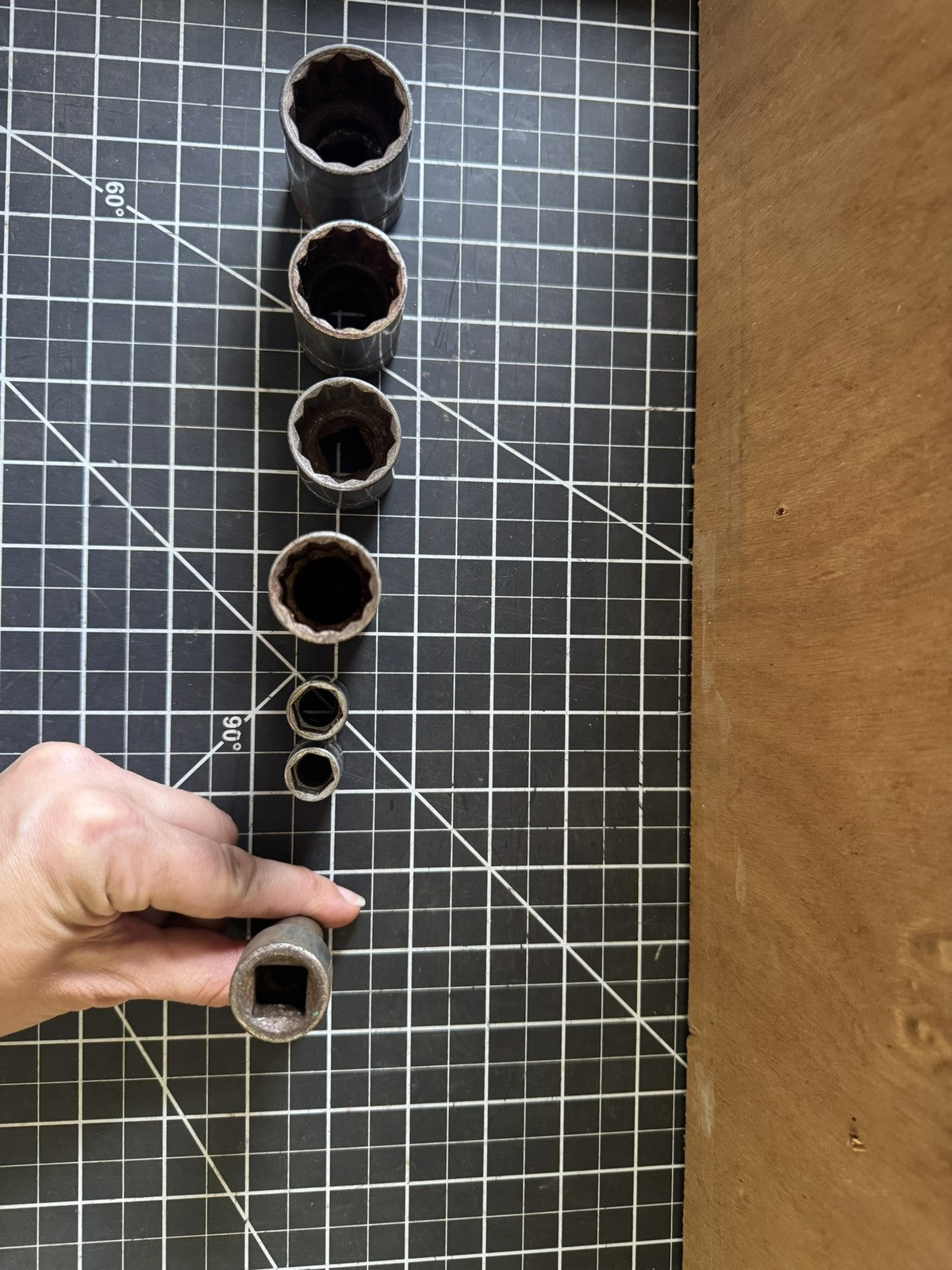 Lot of 7 Vintage Williams Sockets + Extension – Mixed Sizes – USA