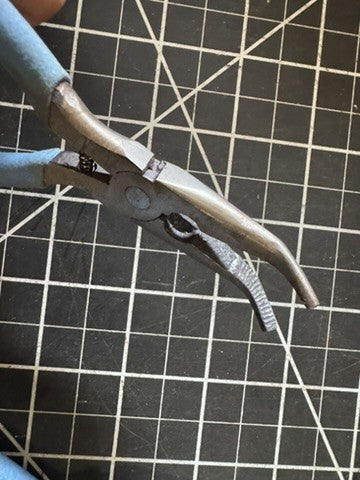 Set of 3 Vintage Companion Pliers – Needle Nose, Bent Nose, Flat Nose – Blue