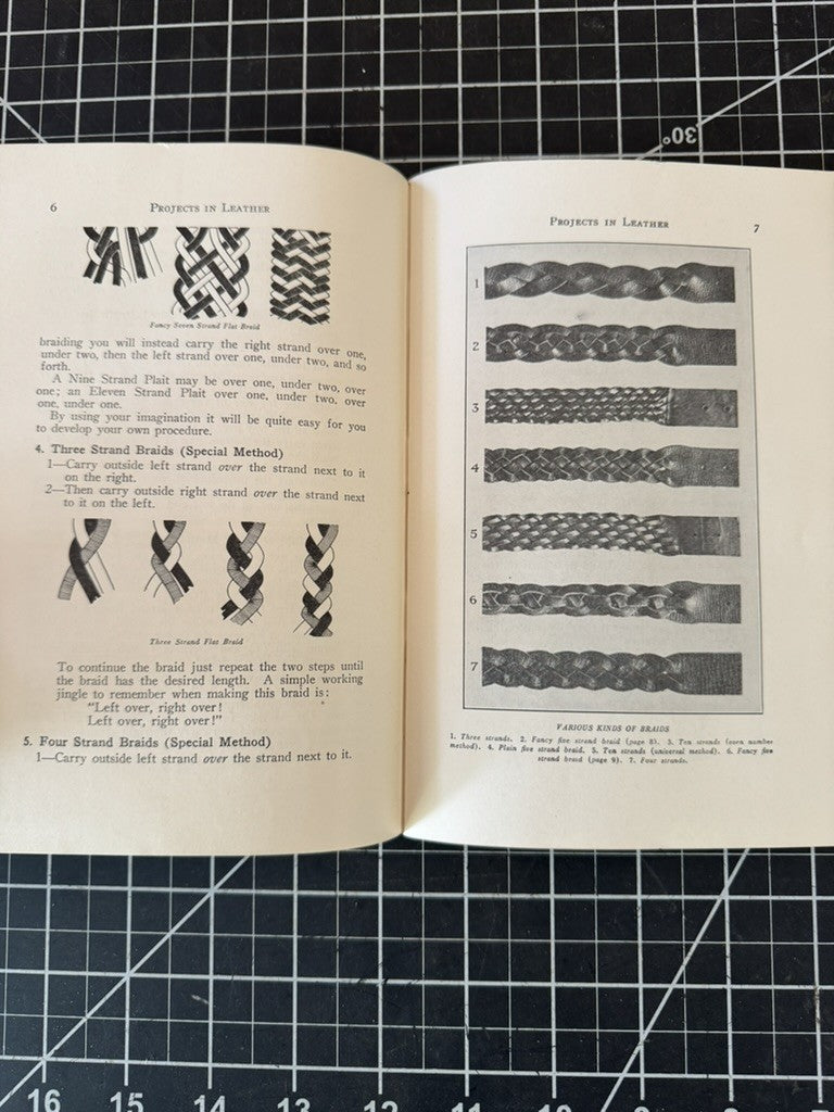 Projects in Leather – Boy Scouts of America Service Library No. 3537 – May 1939