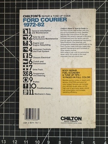Chilton 6983 Repair & Tune-Up Guide – 1972–1982 Ford Courier – Service Manual
