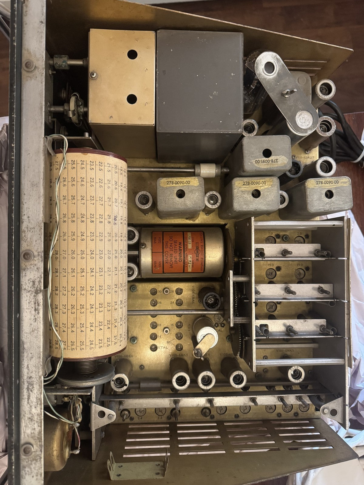 Vintage Collins R-388/URR 51J-3 Military Ham Radio Receiver – Untested