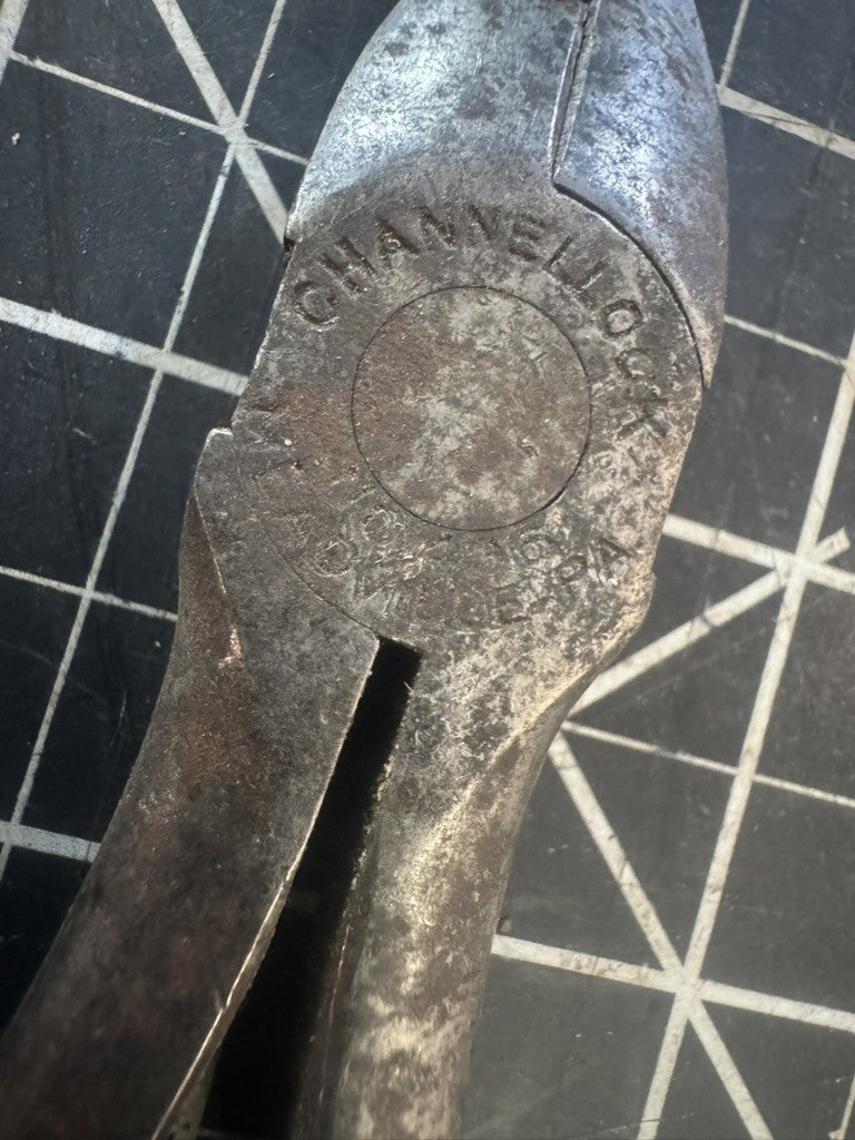 Vintage Channellock Diagonal Cutting Pliers – Made in USA