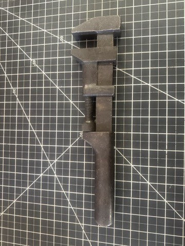 Antique L. Coes 12” Pipe Wrench – Solid Steel