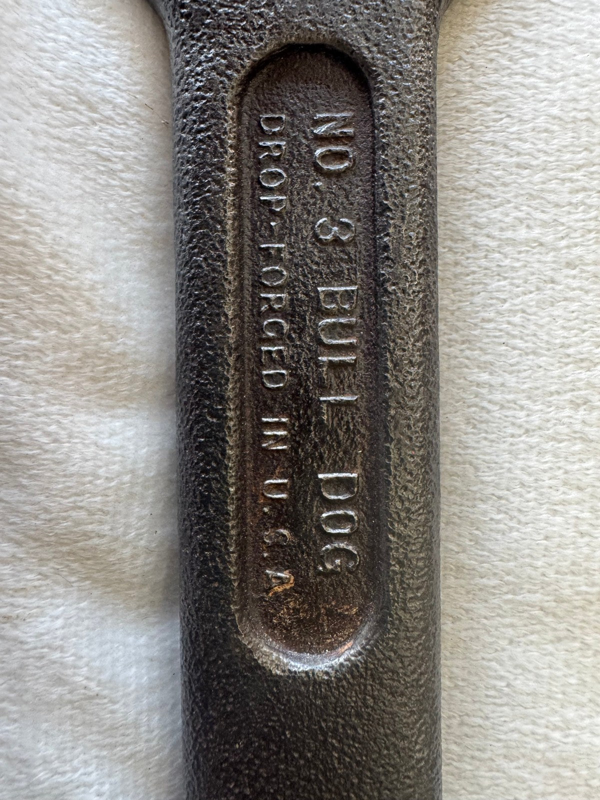 J.H. WILLIAMS No. 3 - BULL DOG WRENCH - U.S.A. VINTAGE