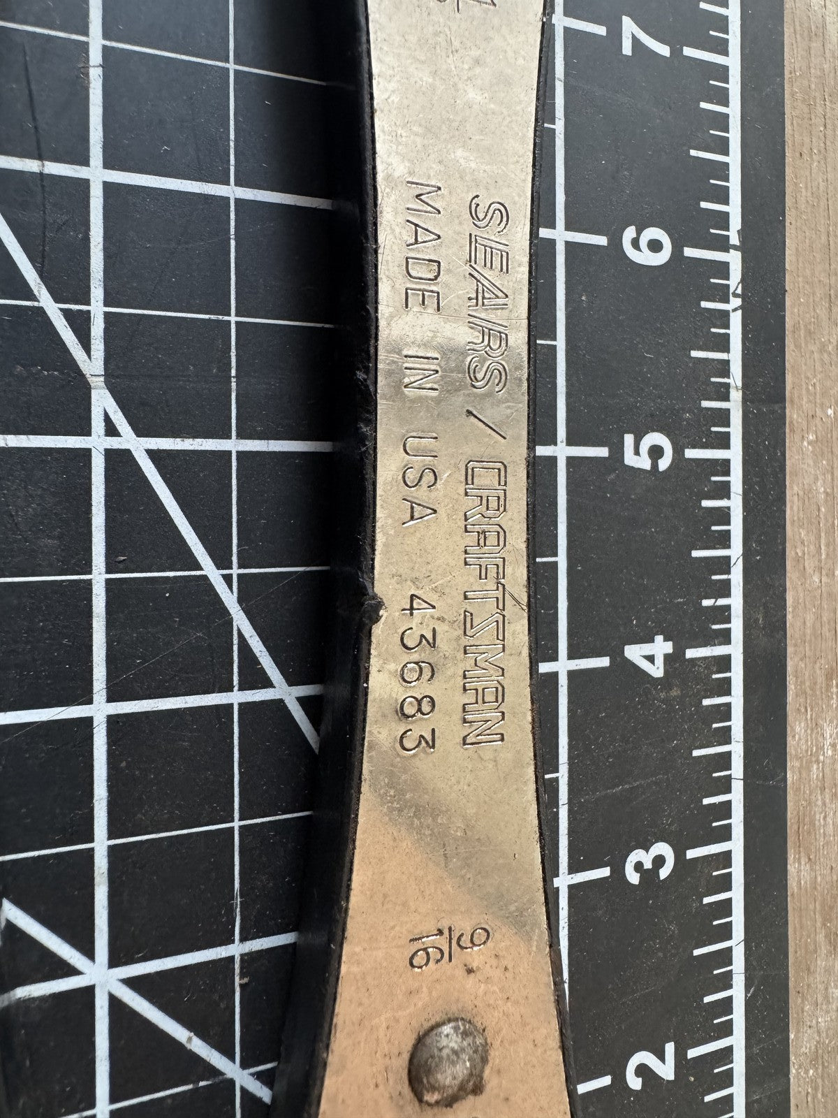 Vintage Craftsman Flat Ratchet Wrench Set – Nos. 43683 & 943683 – 1/2" & 9/16"