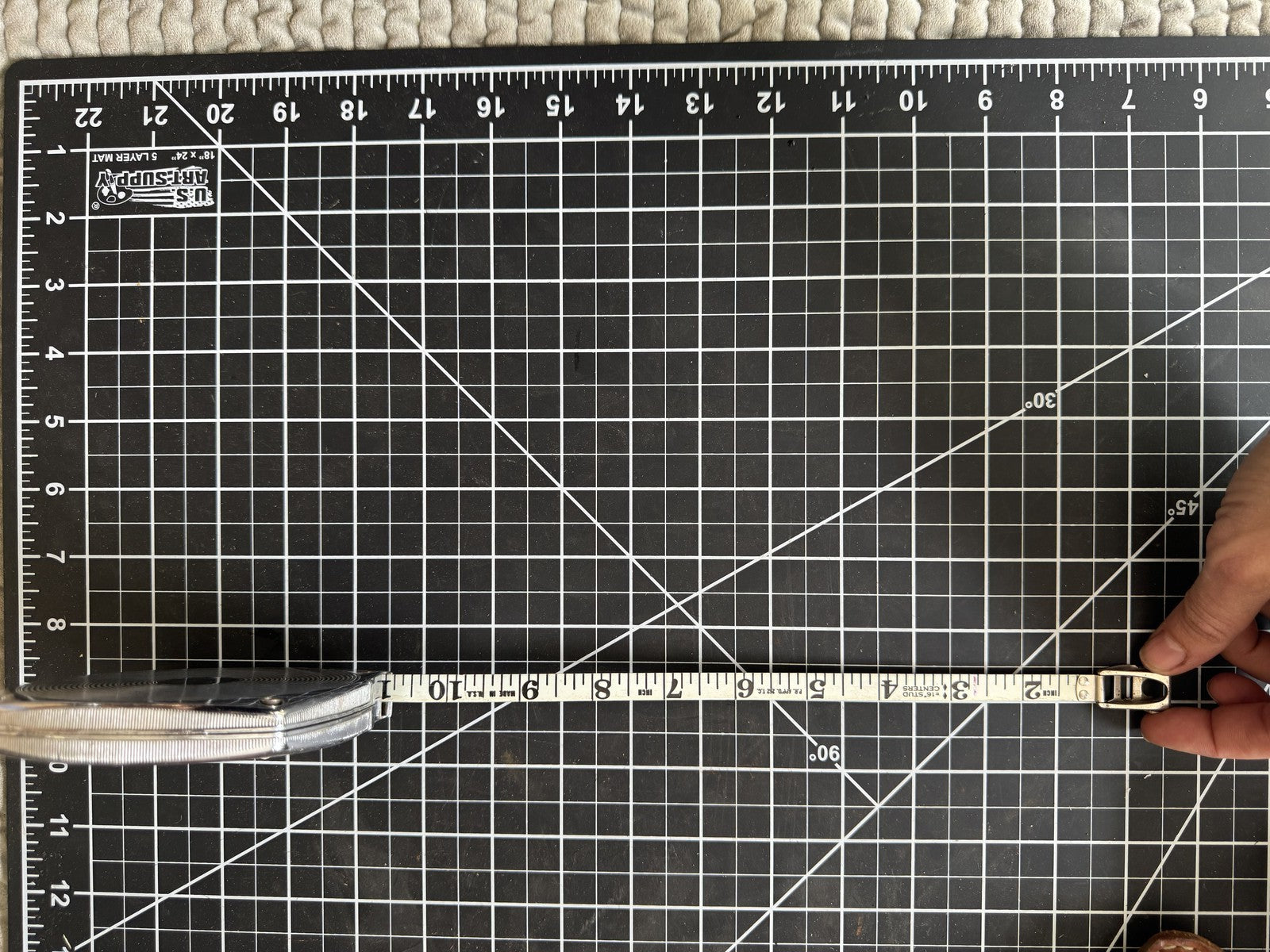 Vintage Evans 50 Ft Steel Tape Measure No. 505 – White Coated, Made in USA