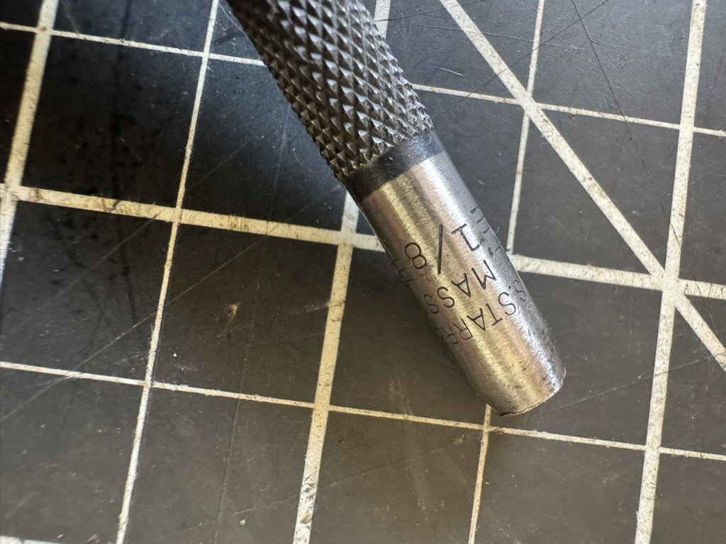 Starrett No. S565 8-Piece Drive Pin Punch Set 1/16”–5/16” in Original Pouch