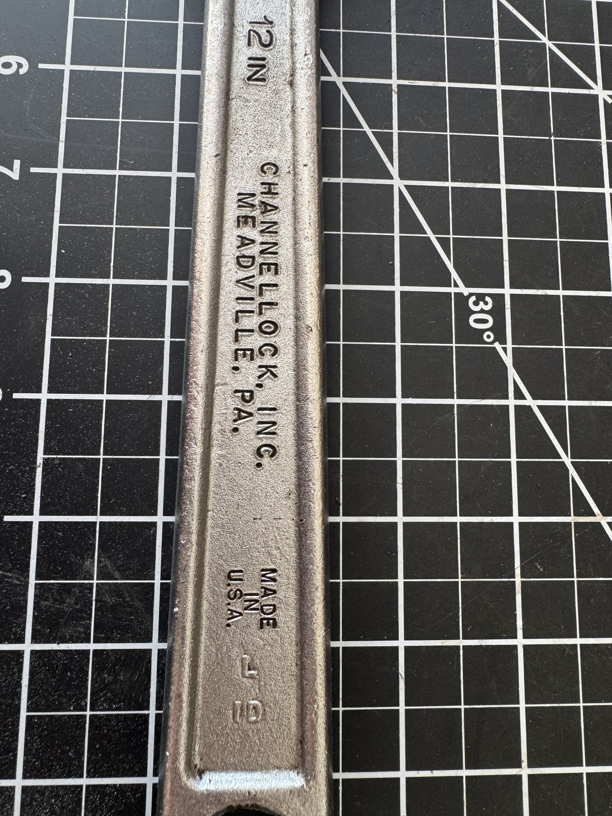 Channellock 812W 12" Adjustable Wrench – Chrome/Nickel Finish – Open Box