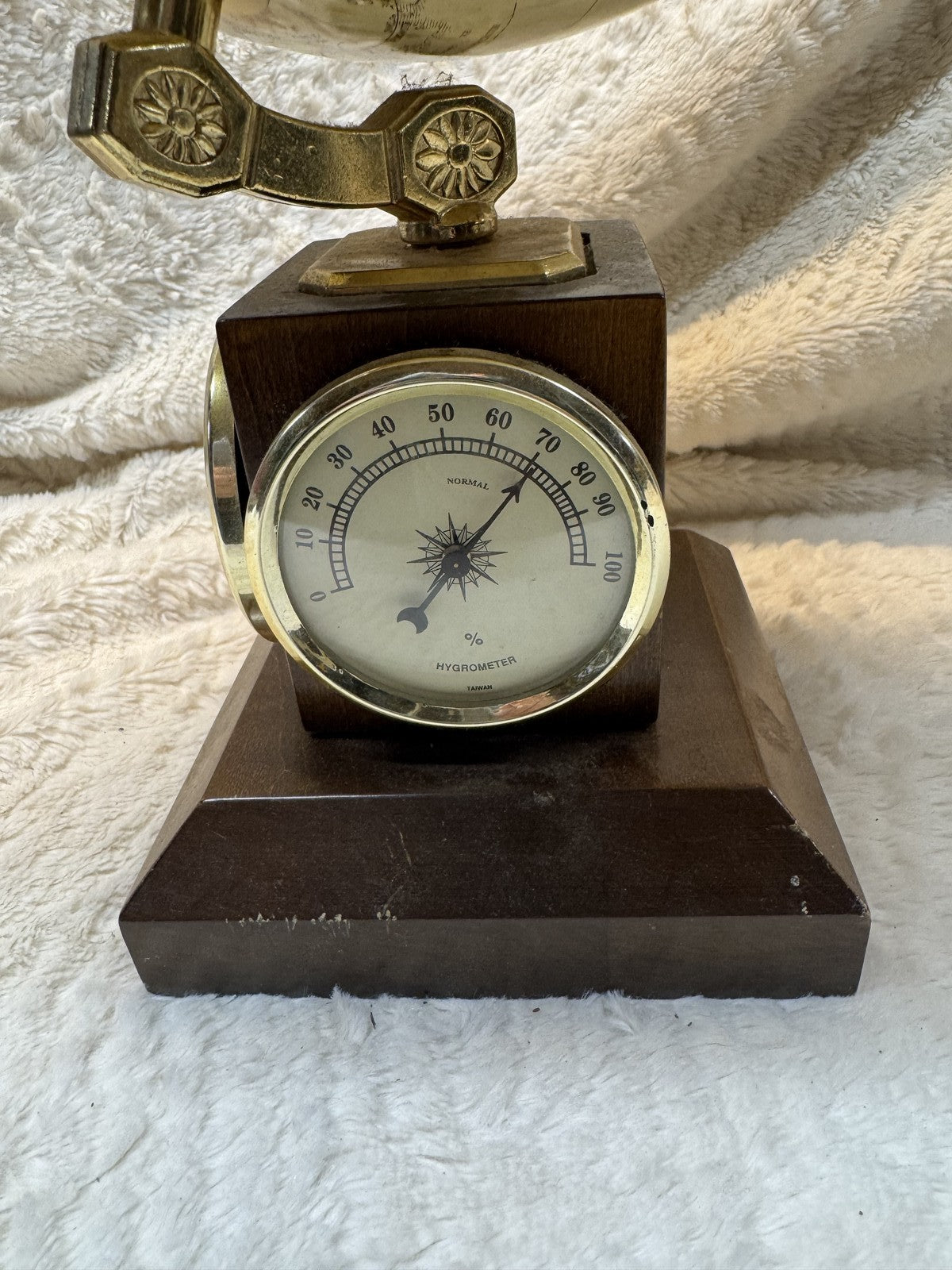 Replogle 9" World Classic Globe with Wood Base – Hygrometer, Thermometer