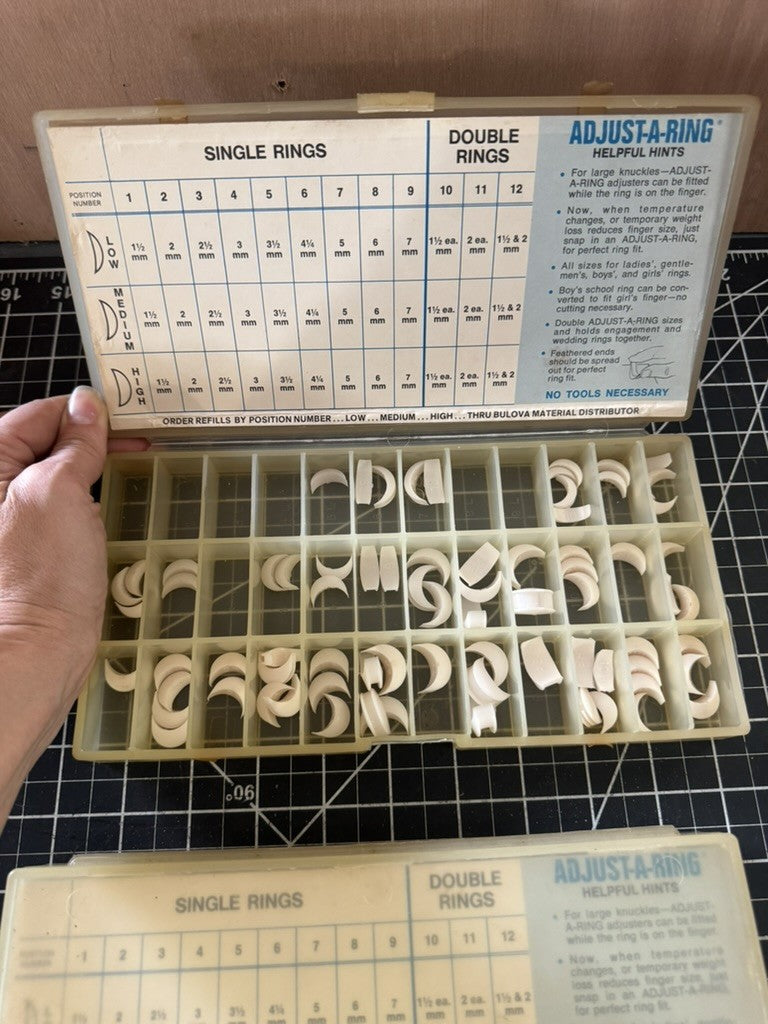 Vintage Bulova Adjust-A-Ring Adjuster Set #108 – Single & Double Large Knuckles