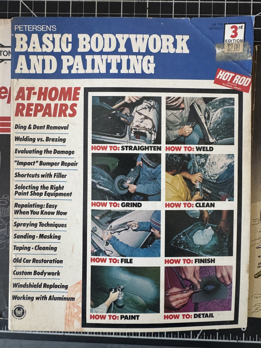 Lot of 3 Vintage Auto Body & Engine Repair Manuals – VW Body Work, etc