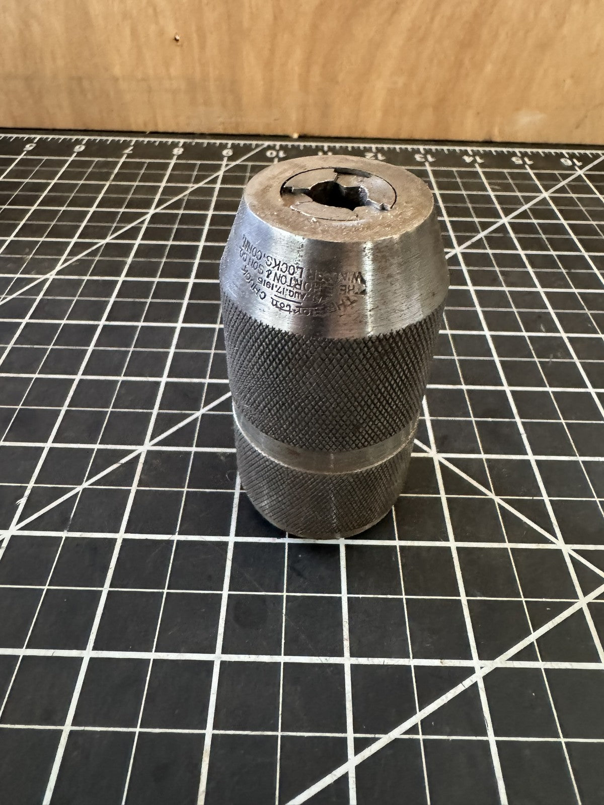 Vintage E. Horton & Son Co. Drill Chuck – Pat. Aug 17, 1915 – USA