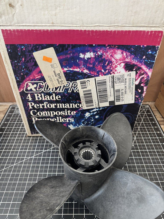 COMPROP 4-Blade Performance Propeller M4547K – 12.8x17”, Composite, w/ Box