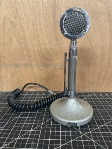 Vintage Astatic D-104 “Lollipop” Microphone w/ T-UG8 Stand – 1940s HAM/CB