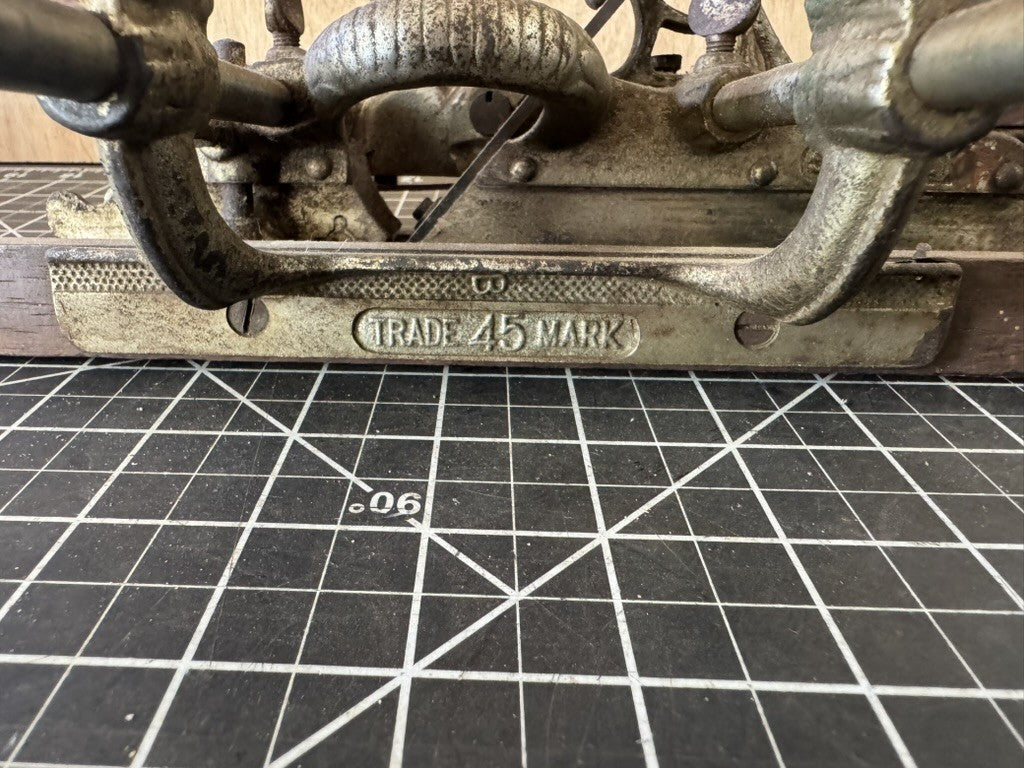 Antique Stanley No. 45 Combination Plane – Stanley Rule & Level Co. – Pat. 1884