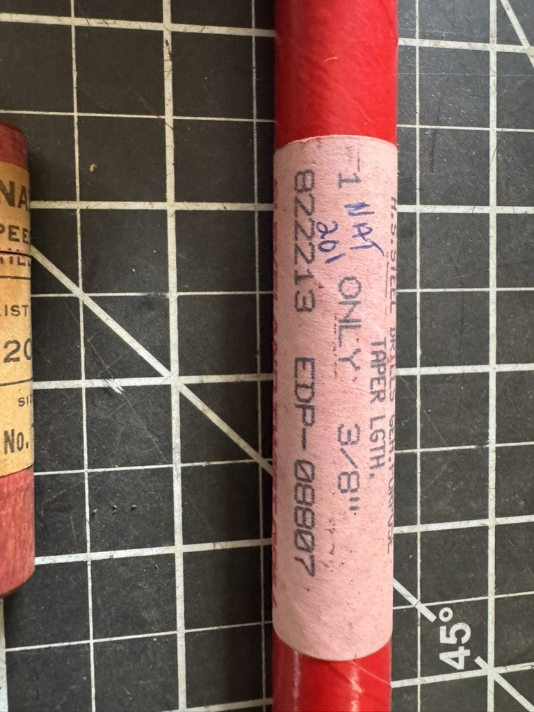 Lot of 2 Vintage Drill Cases – Cleveland No. 2510 (3/8”) & National No. 208