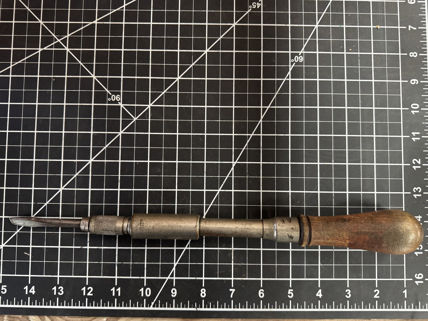 Antique North Brothers Yankee Ratchet Screwdriver – 1897 Patent Date