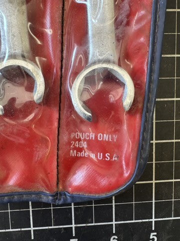 7pc Proto J3700A Flare Nut Wrench Set 6-Point w/ Original Pouch 2404 USA