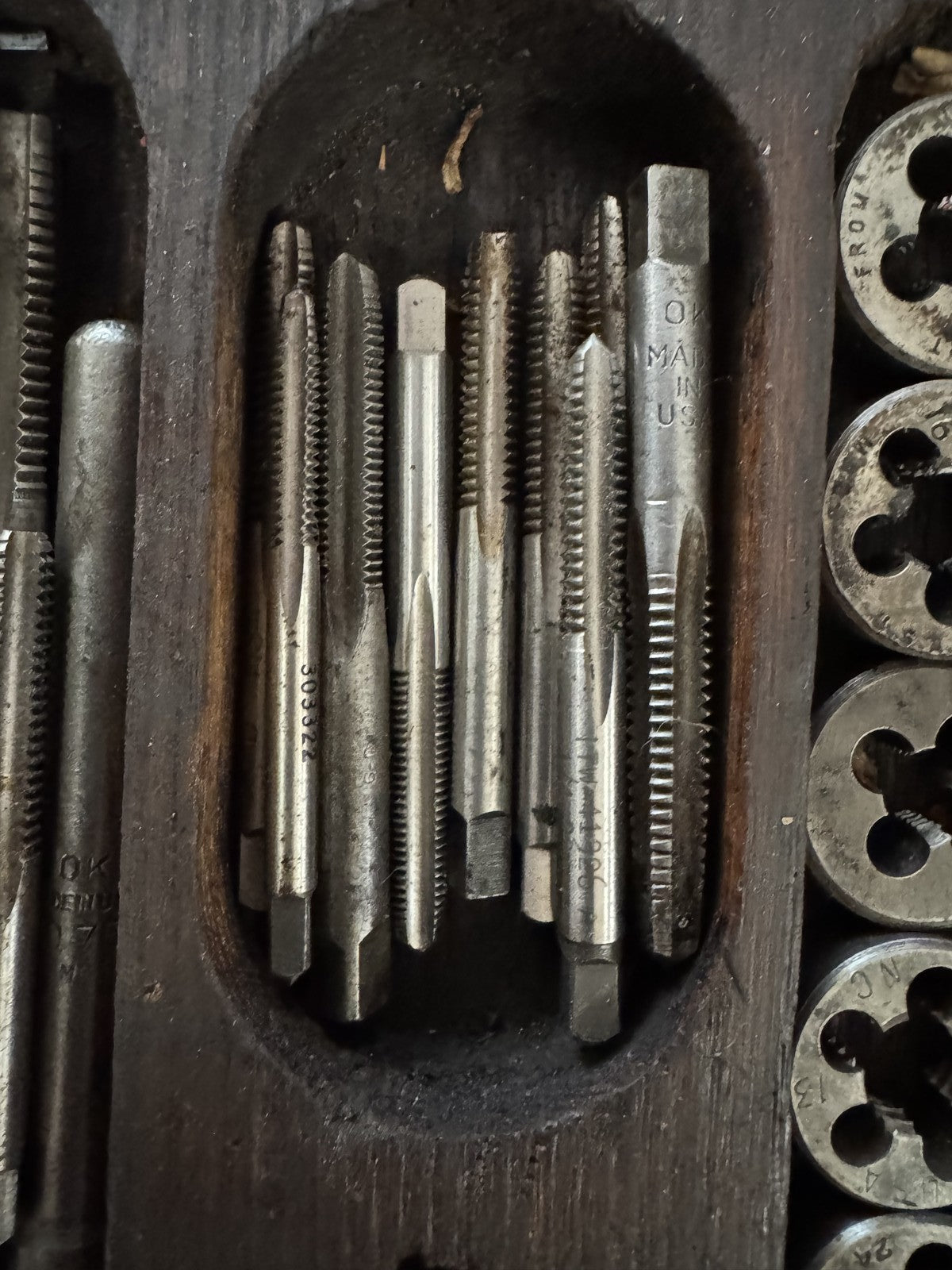 Vintage Greenfield O.K. Jr. Tap & Die Set No. 3100 – Auto Screw Plate