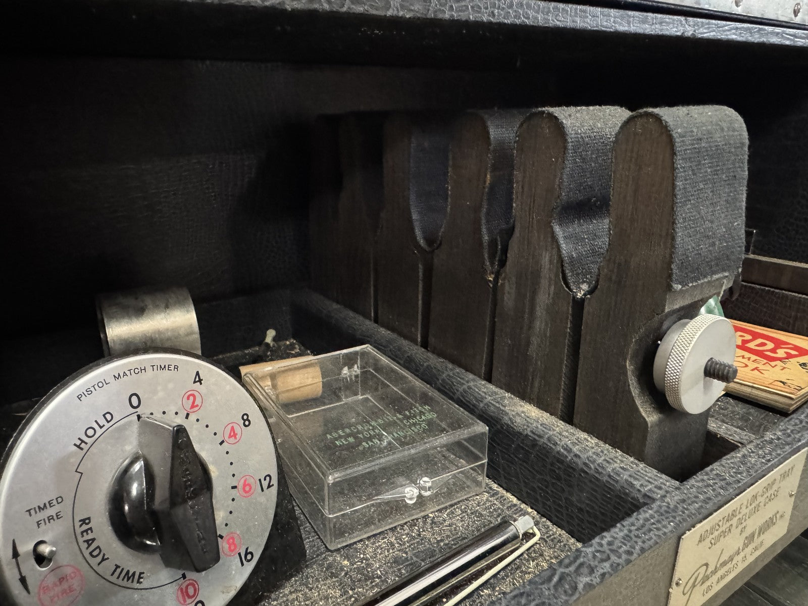 Vintage Bushnell Sentry Spotting Scope – With Lok-Grip Tray, Pachmayr Case