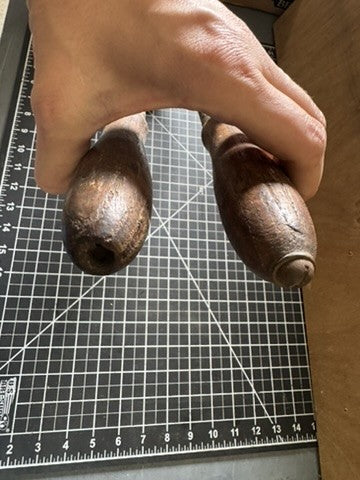 Vintage Bull Castration Tool – Forged Steel, 19” w/ Wood Handles, Made in USA