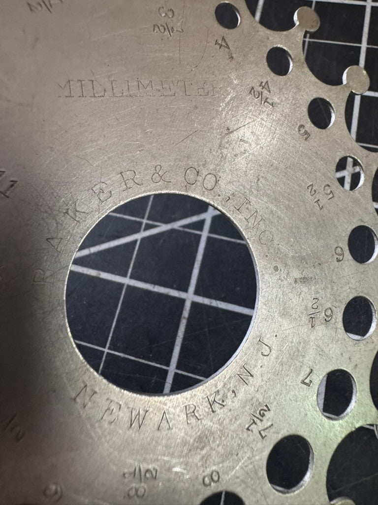 Lot of 2 Vintage Diamond Weight Calculators – Moe 1948 & Baker Carat/MM