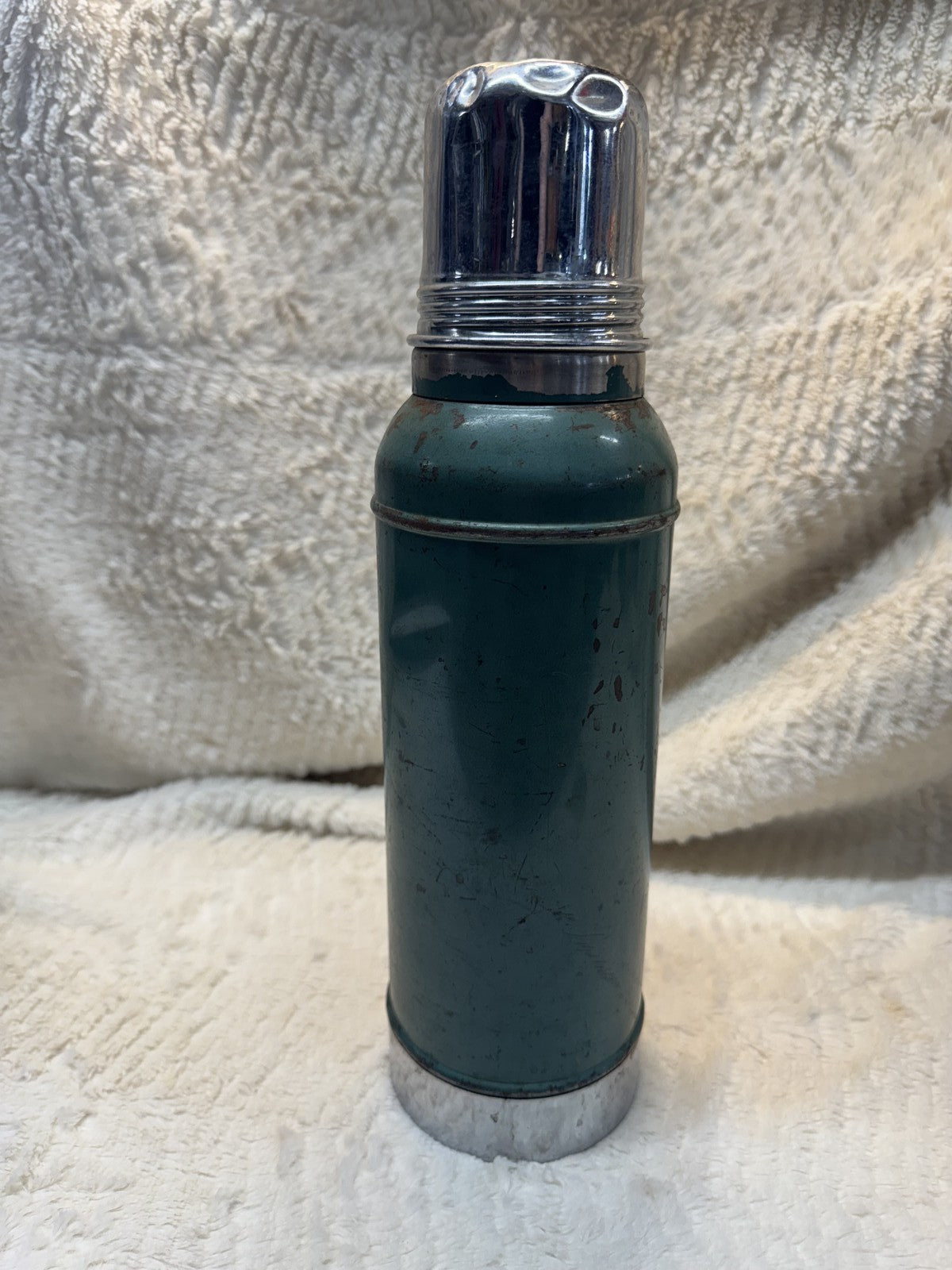 Vintage 1950s Stanley SuperVac Thermos – Heavy Duty, “It Will Not Break”