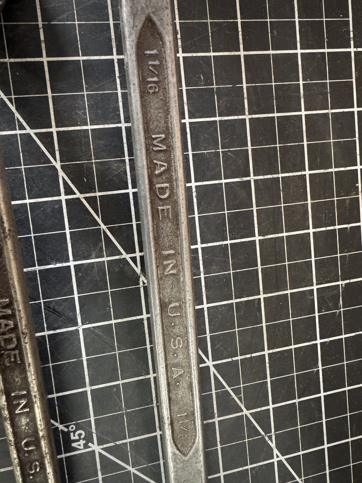 Lot of 4 Vintage Offset Double Box End Wrenches – Forged Steel USA