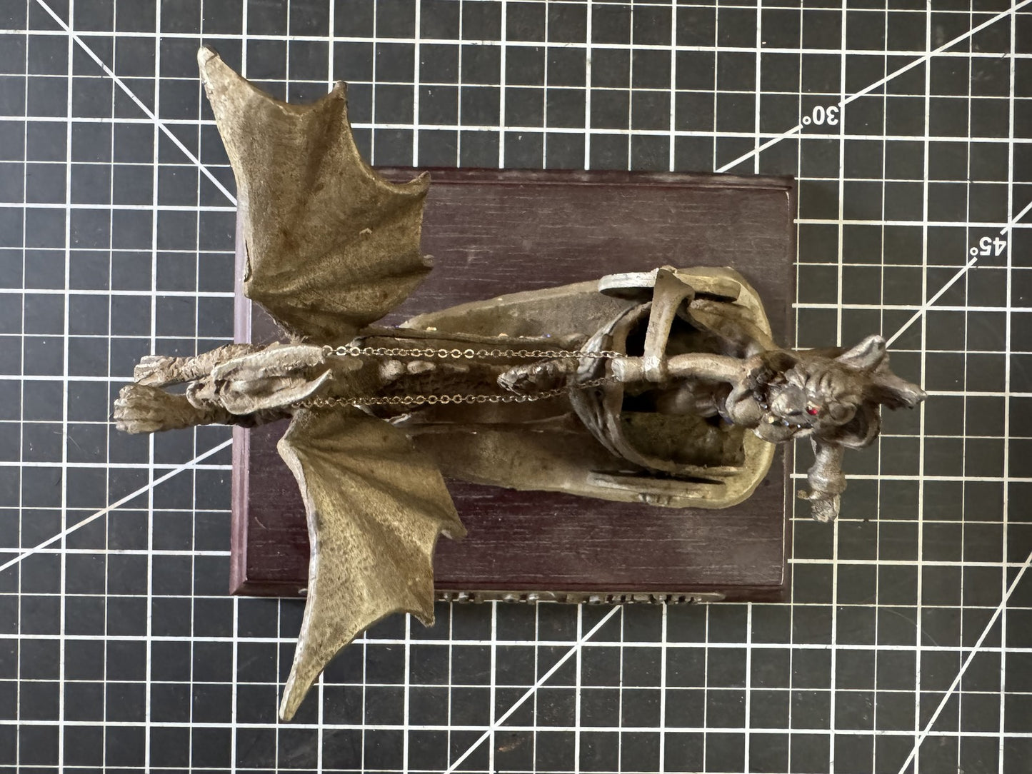 1993 Pewter "The Gift of Loyalty" Dragon Figurine – Goddess Aurora Chariot