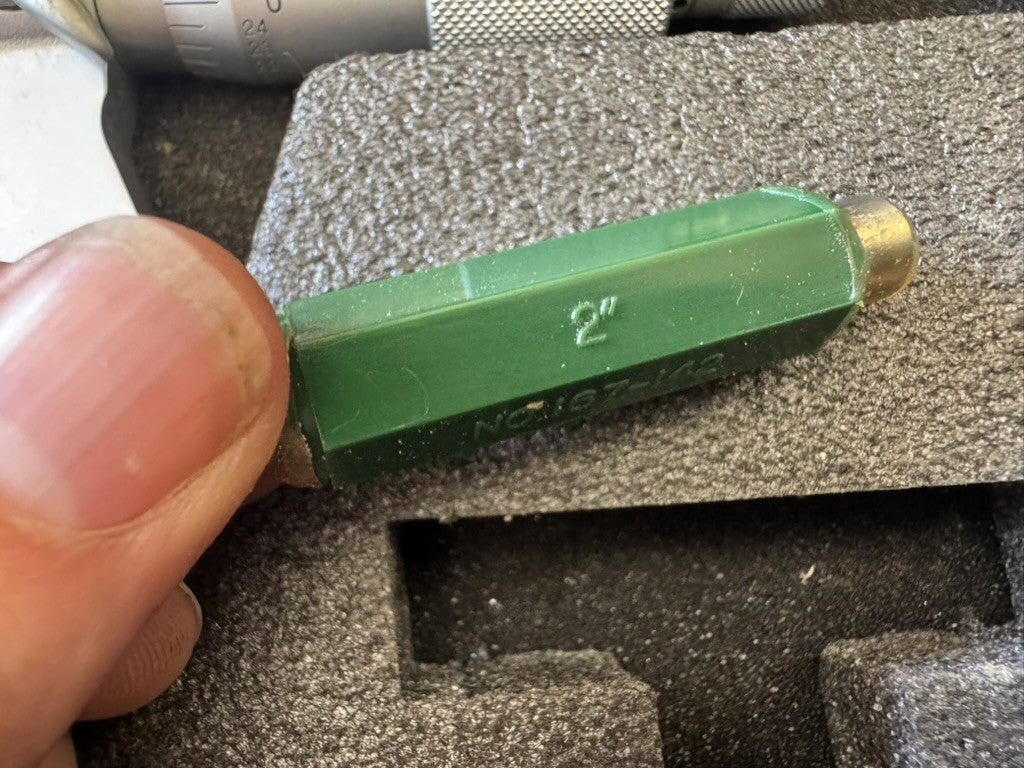 Mitutoyo No. 101-119 Outside Micrometer 2”-3” .0001” Increments Ratchet Thimble