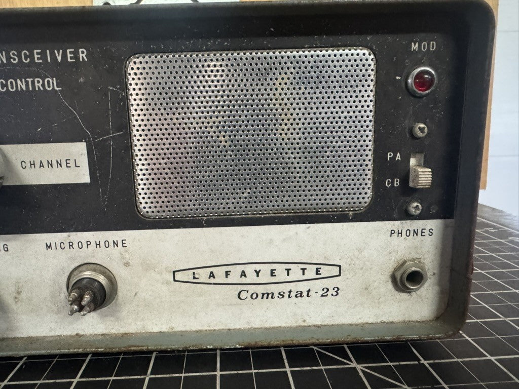 Lafayette Comstat-23 CB Transceiver – Untested – Amatuer Radio Equipement