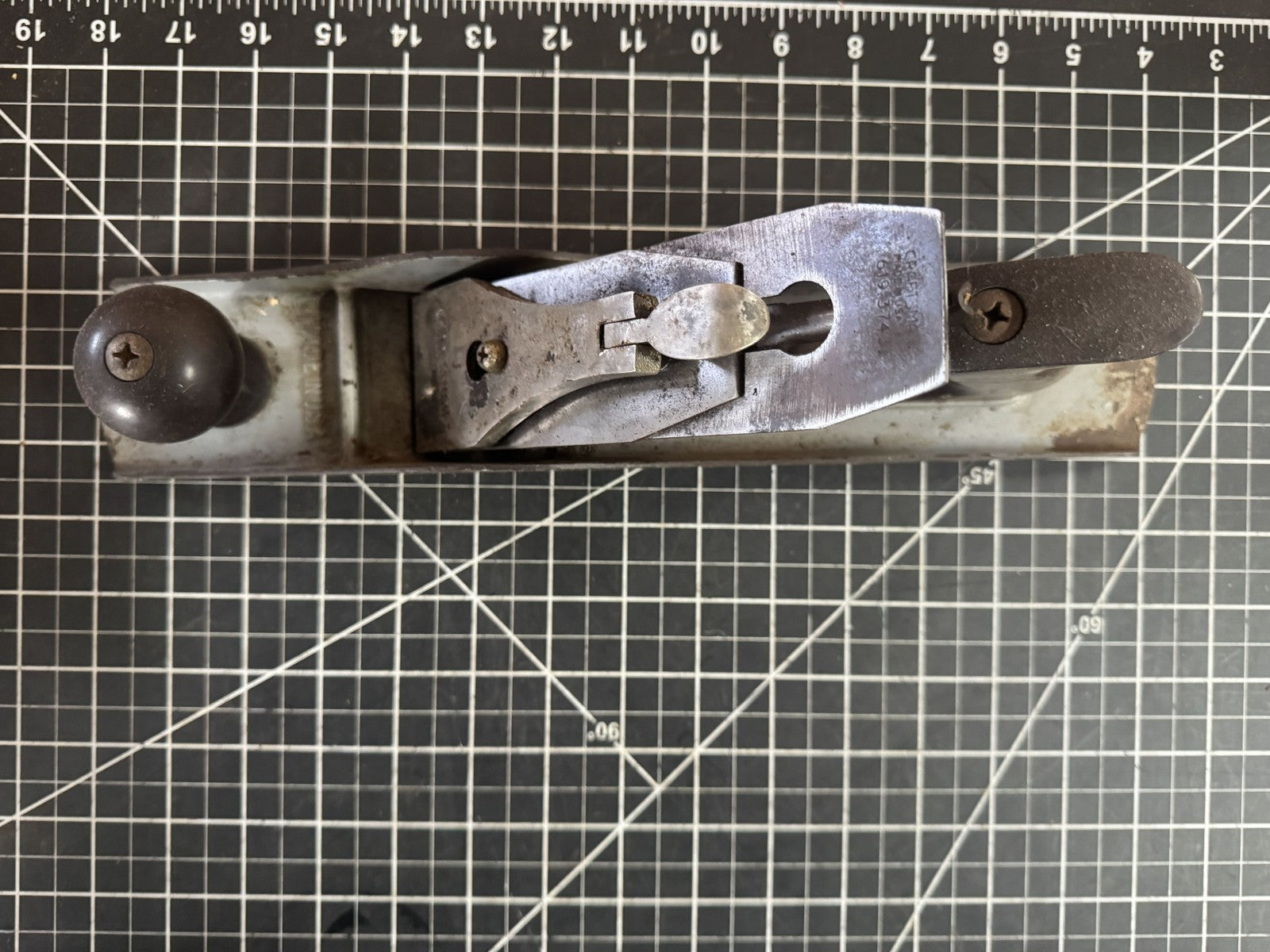 Vintage Craftsman Wood Jack Plane – 14” Smooth Bottom Planer – Made in USA