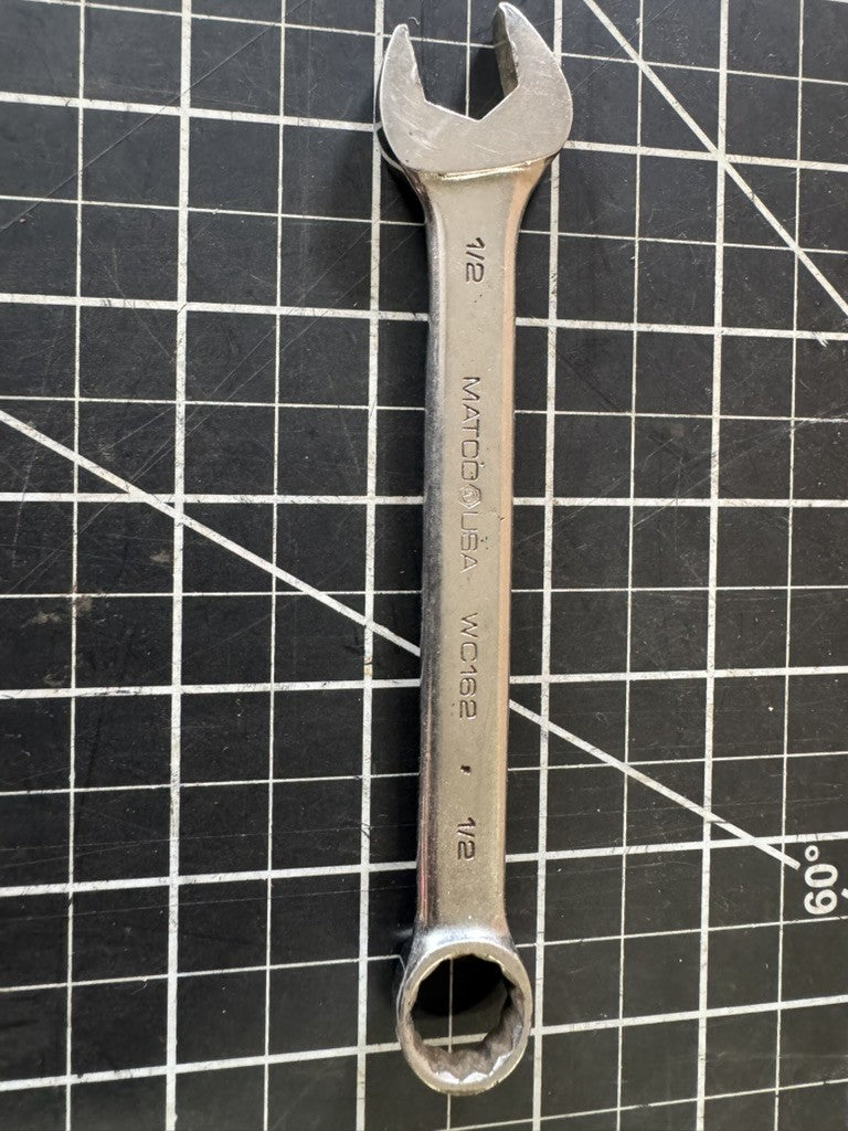 Matco Tools WC162 Combination Wrench – 1/2” 12-Point – Made in USA
