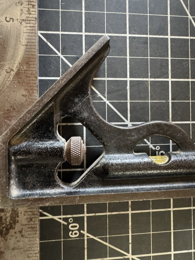 Vintage 12” Combination Square with Level – MFG. Co. Made in USA