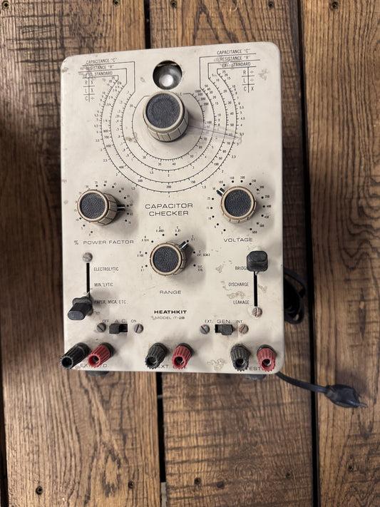 Heathkit IT-28 Capacitor Checker – Powers On, Eye Tube Works, Vintage