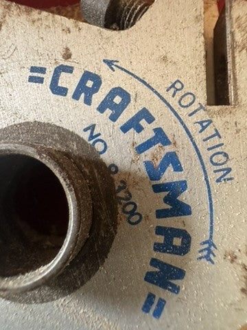 Vintage Craftsman Bench & Radial Saw Molding Set Shaper Head w/ Cutters