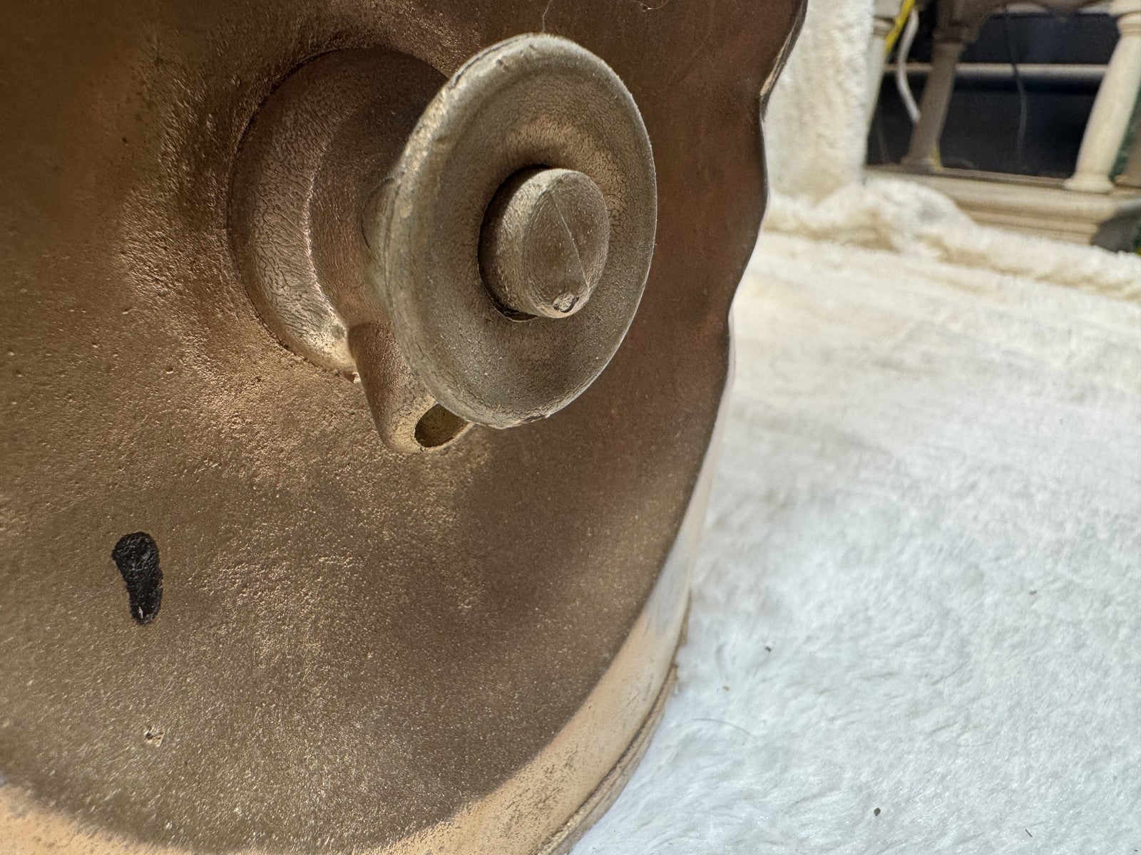 Vintage Covey 3 Gallon Galvanized Metal Cooler – Copper Finish, Plastic Lined