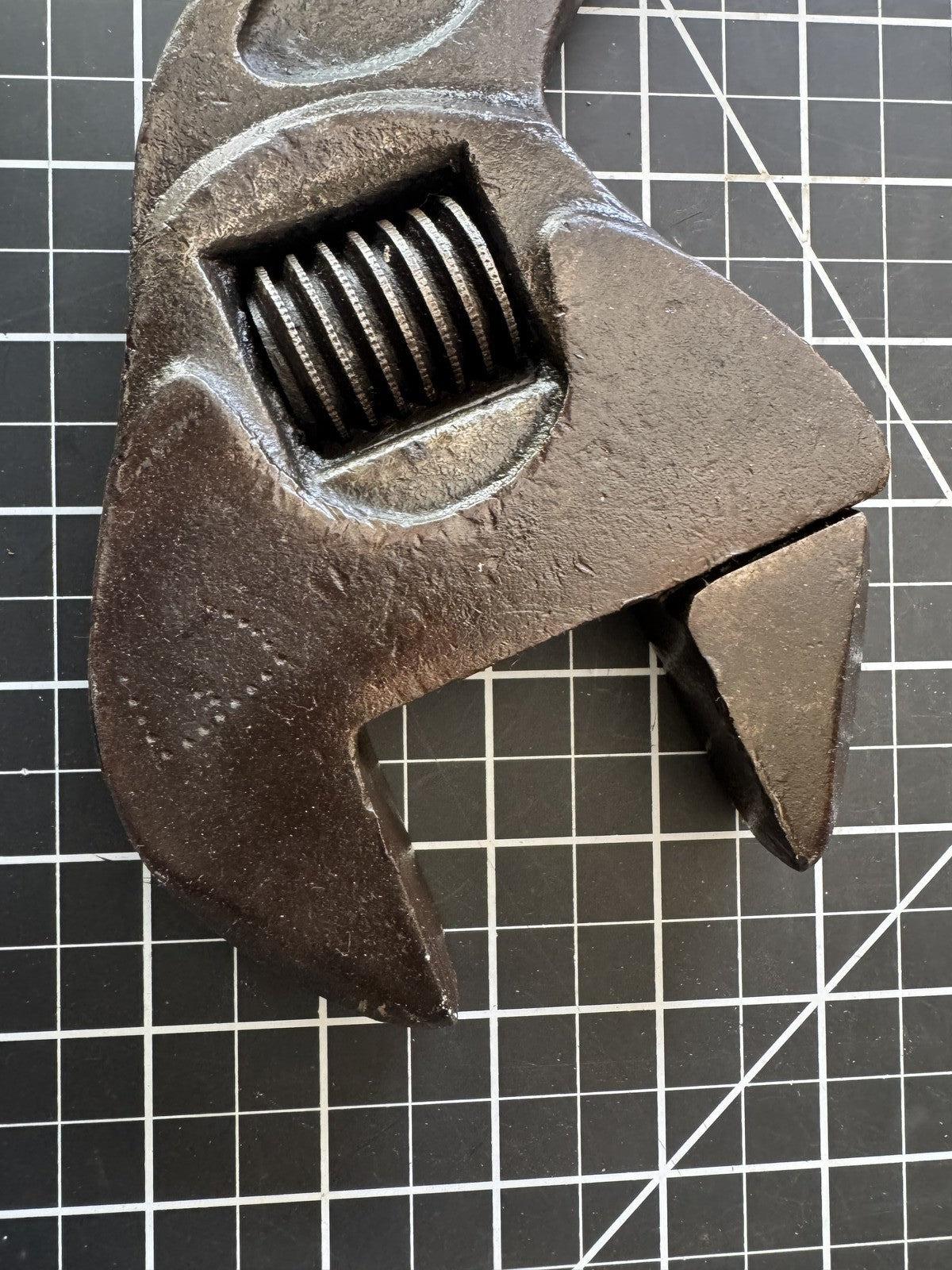 Antique Bemis & Call No. 48 14" S-Curve Adjustable Nut Wrench – Rare