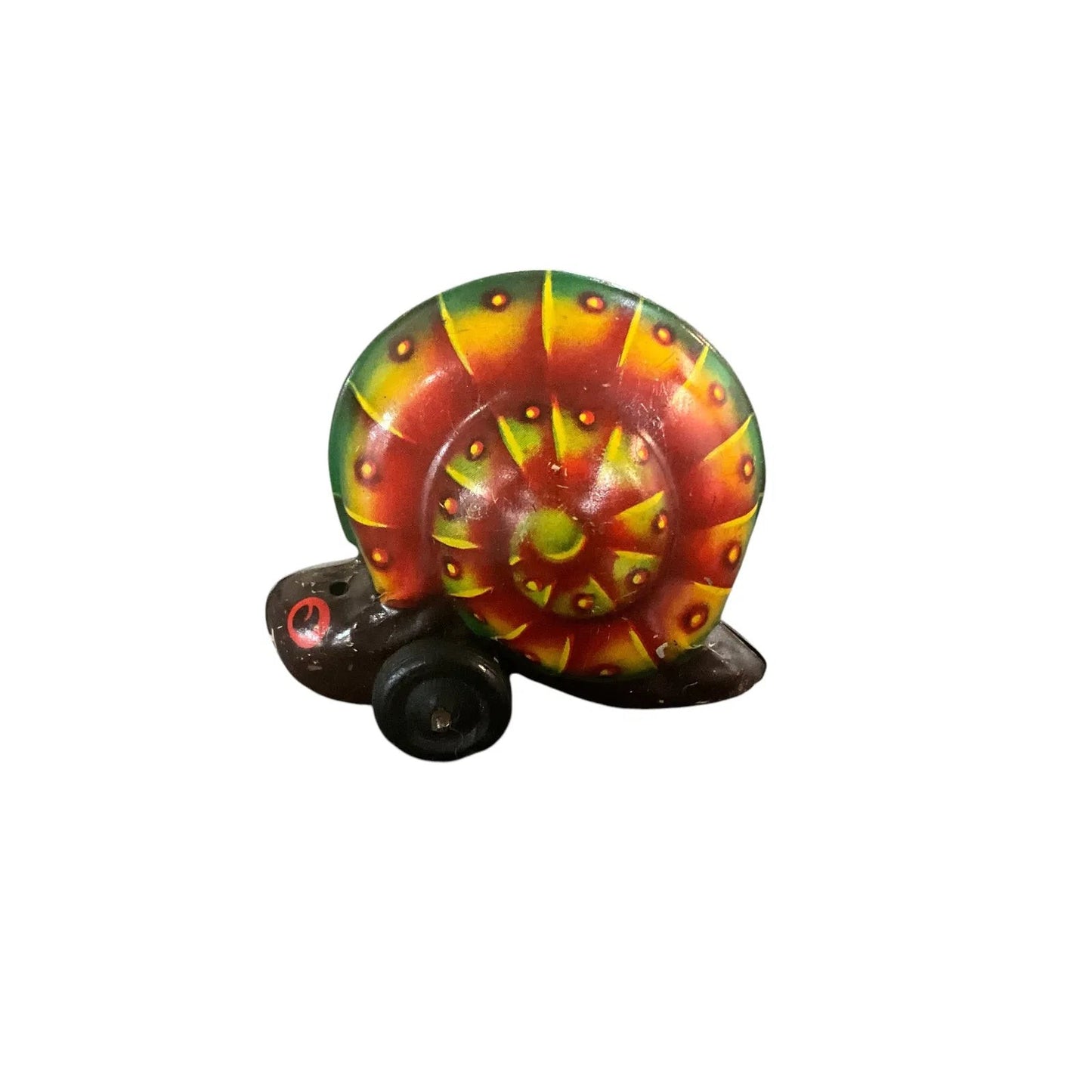 Vintage Friction Snail Lehmann NOLI No 915 Tin Toy Snail - West Germany