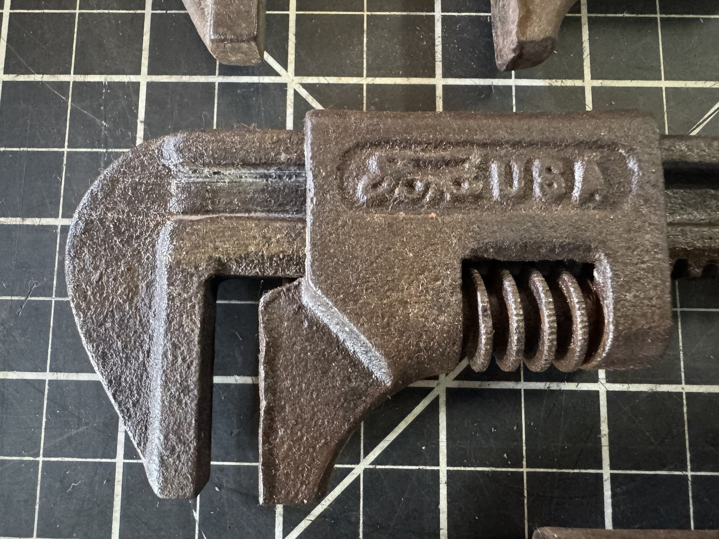 Lot of 5 Vintage Ford Tools – 3  Wrenches, 1 Double Open-End, 1 Combo Wrench