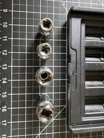 Vintage Evercraft SAE 4pc Stud Puller Set No. 776-9184 – 3/8” & 1/2” Drive