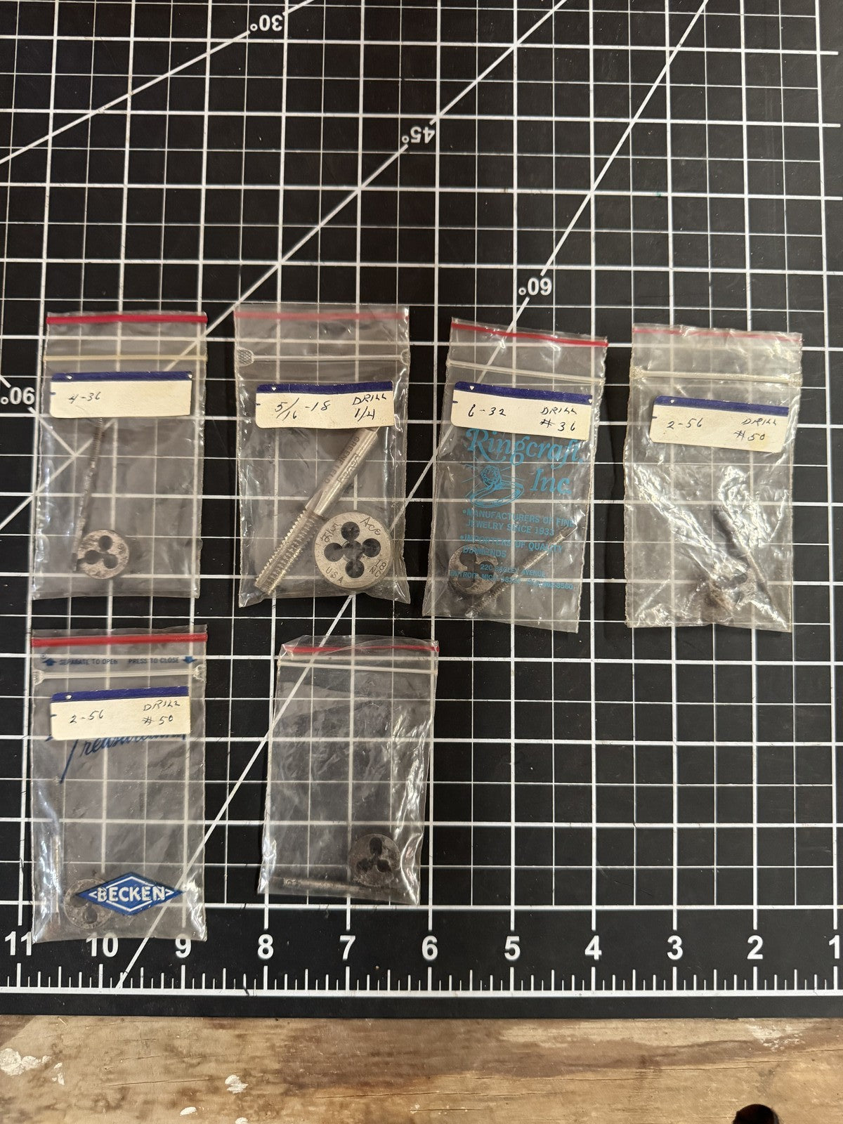 Lot of 37 Tap & Die Pieces – Greenfield, R&N, Pratt & Whitney, Morse