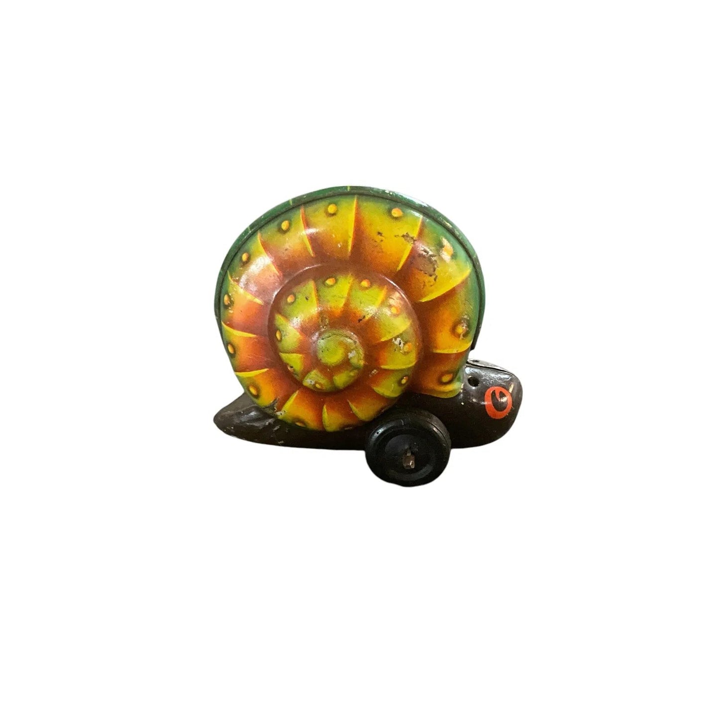 Vintage Friction Snail Lehmann NOLI No 915 Tin Toy Snail - West Germany