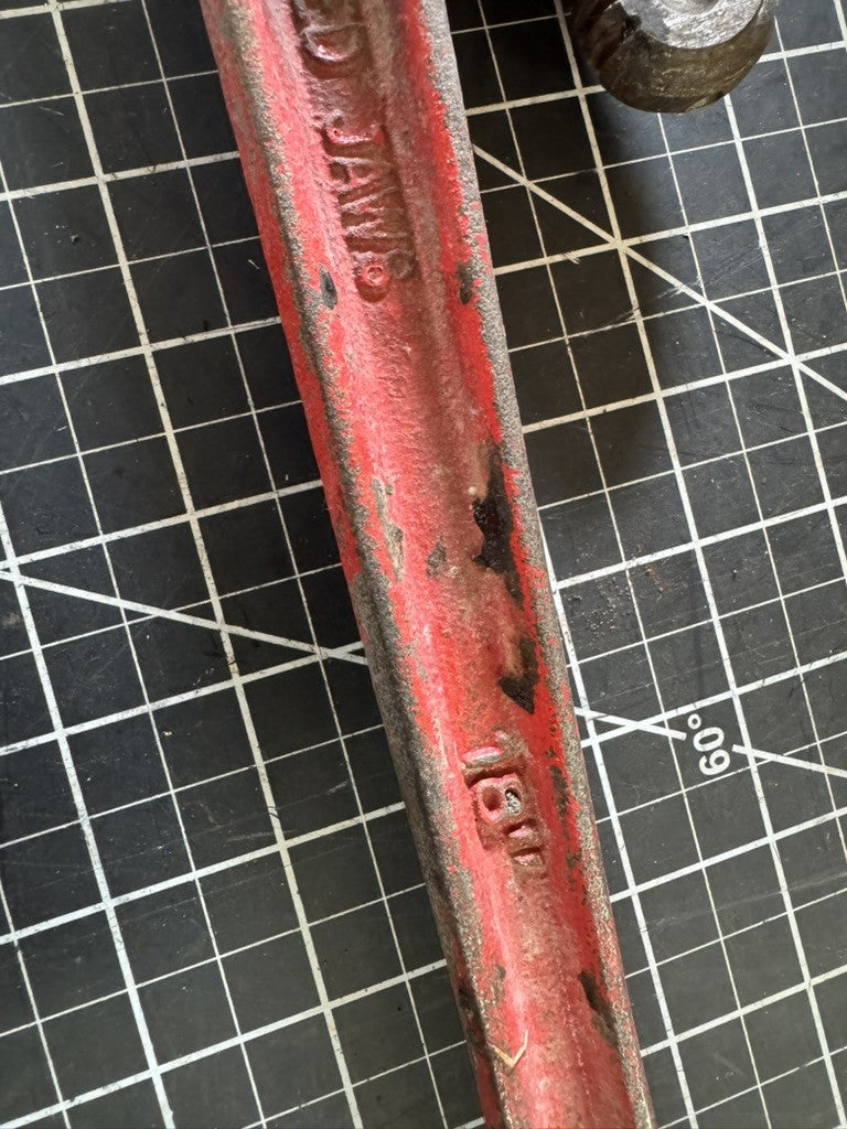 Rigid 18” Heavy Duty Pipe Wrench – Drop Forged Jaws – Made in Taiwan