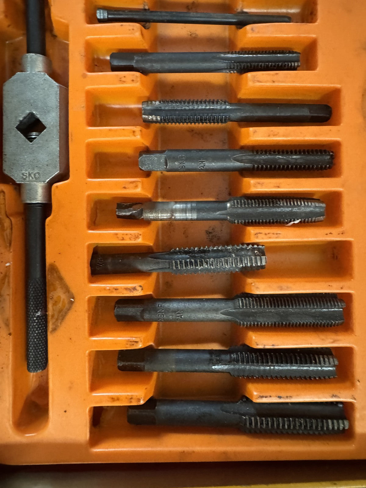 Vintage Buffalo 60pc Tap & Die Set – Model 19-060, SAE & Metric, NOT COMPLETE