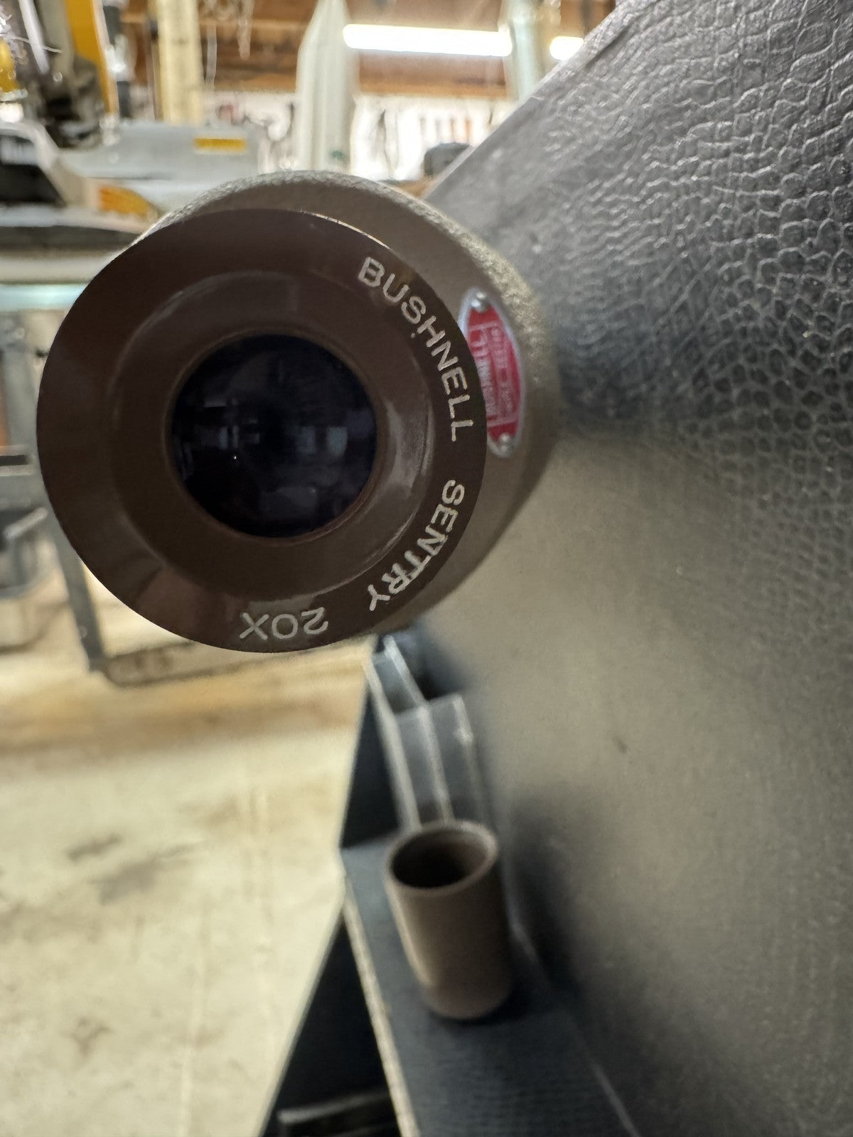 Vintage Bushnell Sentry Spotting Scope – With Lok-Grip Tray, Pachmayr Case