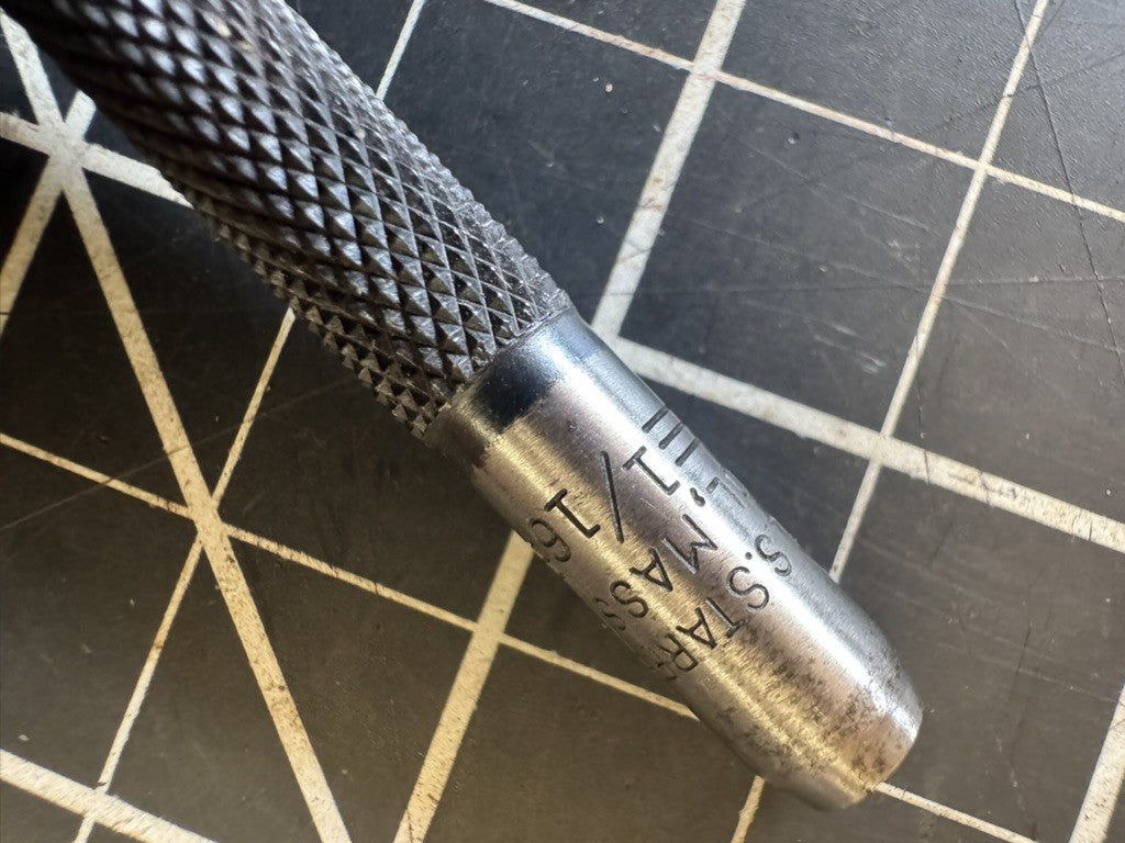 Starrett No. S565 8-Piece Drive Pin Punch Set 1/16”–5/16” in Original Pouch