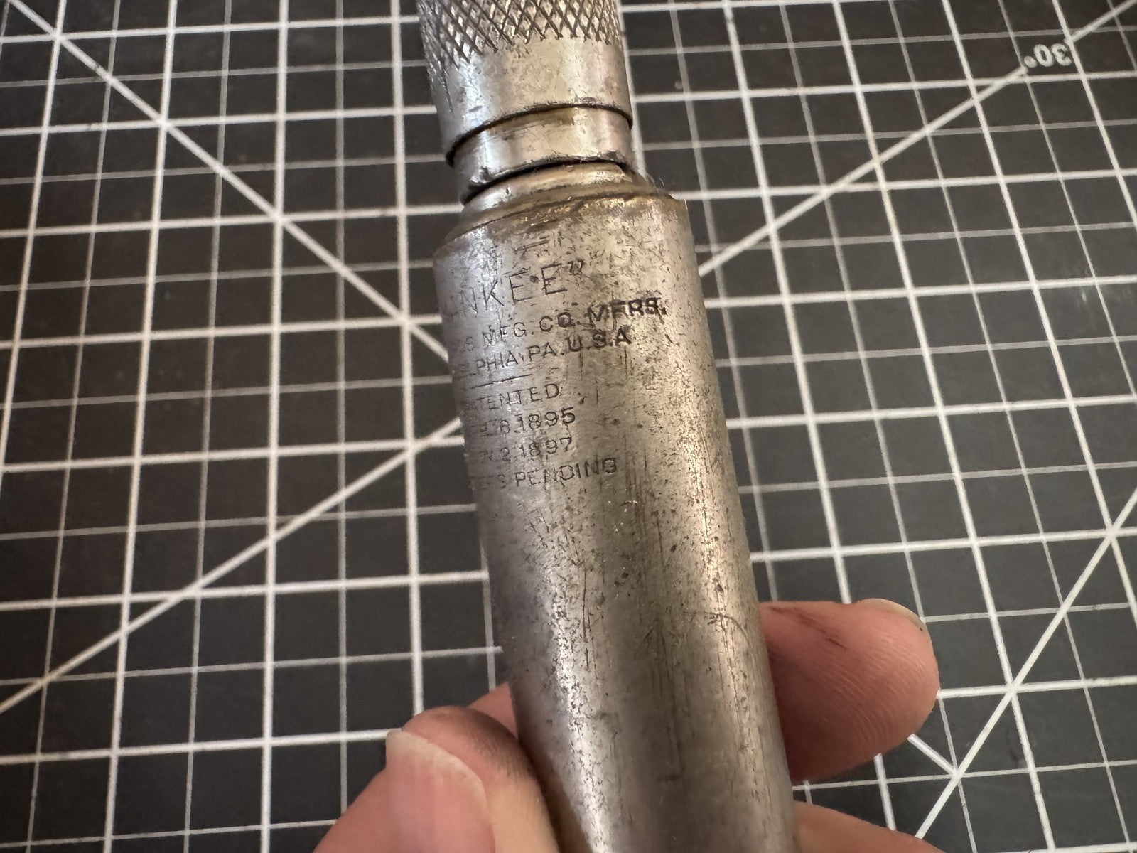 Antique North Brothers Yankee Ratchet Screwdriver – 1897 Patent Date