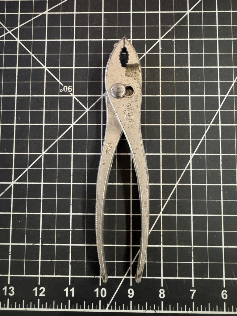 Vintage Giller 8” Slip Joint Pliers – Made in USA