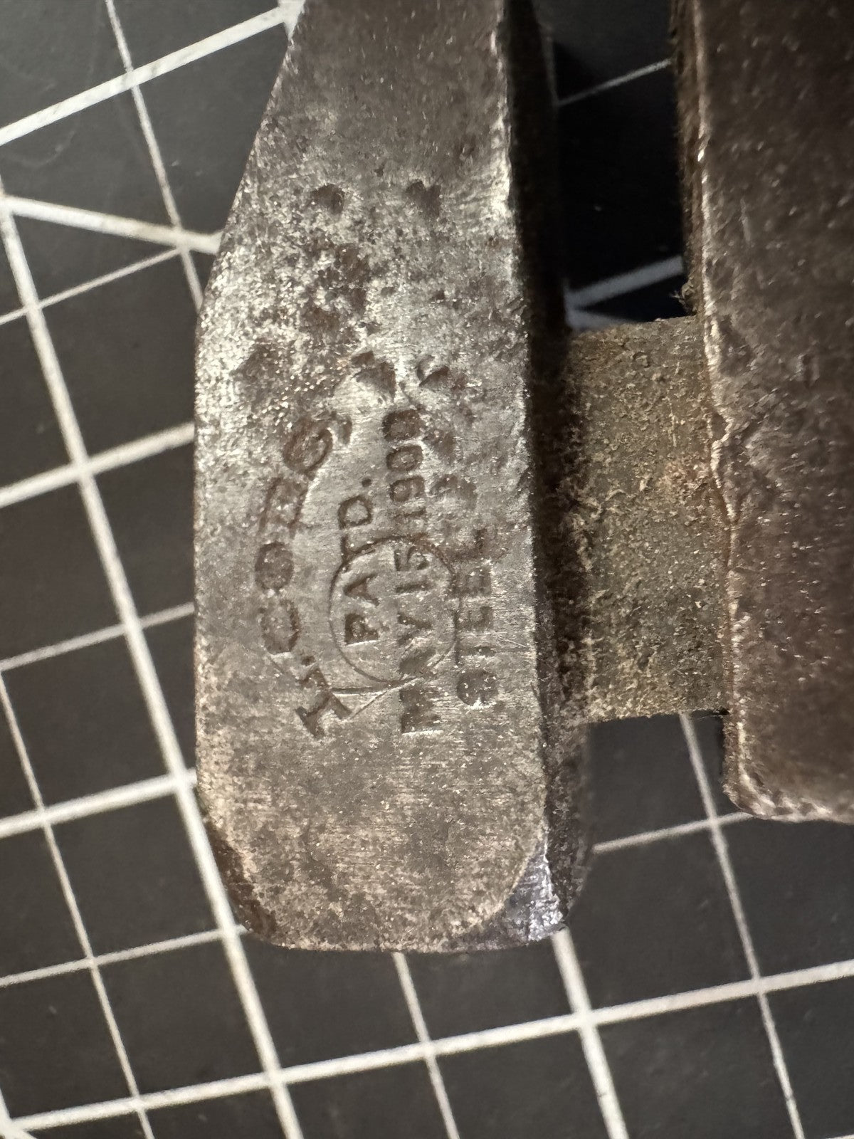 Vintage 9" Coes Monkey Wrench – Wood Handle, Adjustable, Worcester, Mass.